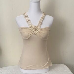 " HAVE" Elegant Cream  Women's Top